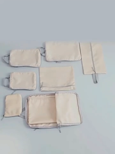 ACTIVEONE 5pcs Travel Compression Nylon Waterproof Bag Luggage Organizer Travel Pouch Packing Cubes Organizer Storage Bag - Fulfilled by ACTIVEONE