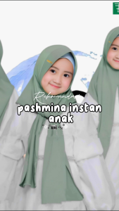 Jilbab Instan Pashmina Oval Natalia Anak Akrilik Jersey Jilbab Hijab Pasmina Jersey Anak Premium | Kerudung Muslim Wanita