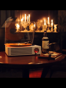 Middix Vintage LP Vinyl Record Player Bluetooth Speaker Gramophone Built-in Speaker Gift