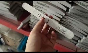 OPI 100/180 kikir kuku kilap buffer kuku nail file amplas kuku 2 sisi kikir kuku OPI 100/180 pengkilap kuku SW Q11