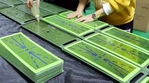 แผ่นเสื่อฝึกซ้อมกอล์ฟ ENHUA GOLF (DJE0255) - ร่มและกลางแจ้ง Premium Golf Impact Mat