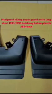Mudguard Karpet Roda: Penahan Lumpur Kijang Super & Grand Extea
