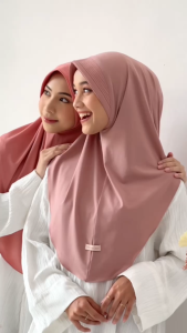 Fahima – Kanaya Khimar (Bergo Instant Jersey Simple Pet)