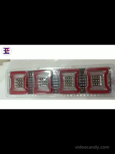 1 Pair(2pcs) - NEW MODEL HIGH BRIGHTNESS 24V (18" x 5") WATERPROOF TAIL LIGHTS For All Truck Trailer Elf Forward 10w/6w ISUZU FUSO HINO
