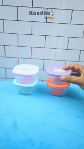 [ BISA COD ] Kandila Baby Food Containers KDL-027 / tempat simpan makanan/ mpasi/ bayi/ balita/ travelling/ anti tumpah