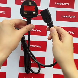 Malaysia Large UK Standard Power Cord 3 Pin Flower Square & 2 Pin Options High Power Compatible Durable and Stable BS Plug Tail Cord Pure Copper Safe