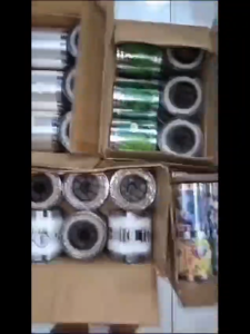 PROMO SEALLER CUP Plastik Lid Cup 1 KARTON / 1 DUS / 12 ROLL Polos Bauh Kartun Drink Teh