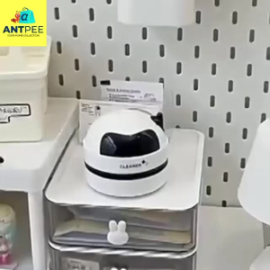 ANTPEE USB Robot Mini Desktop Vacuum USB Cleaner Rechargeable Penyedut Debu Keyboard Sofa Car Meja Office Kereta robot