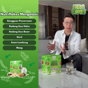 Paket 2 Nutriflakes Sereal Diet Solusi Maag dan Asam Lambung