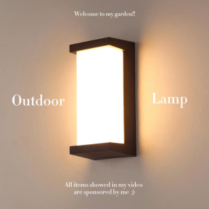 LUCKYLED 24W LED Waterproof Wall Light Outdoor Light LED Lampu Dinding Garden Corridor Warm White