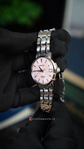 Jam Tangan Wanita Seiko Presage Cocktail Time SRP839J1 Pink Dial Silver Stainless Steel Band
