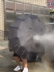 24 Ribs Automatic Dual Sunscreen Large Umbrella Folding Sun Rain Umbrella Umbrella Windproof Sunshade Umbrella