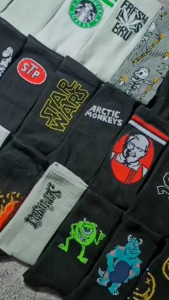 Kaos Kaki Oldschool Motif Skate Merk Panjang Premium - Hosela Project