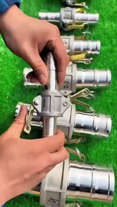 Sambungan Selang Drip Selang Irigasi Stainless 2 - 4 Inch