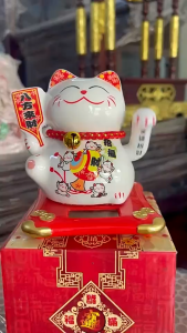 MÈO THẦN TÀI - MÈO MAY MẮN - SỨ CAO CẤP  Sử Dụng Năng Lượng Không Cần Pin - CHUYÊN ĐỒ THỜ CÚNG HOÀNG VIỆT