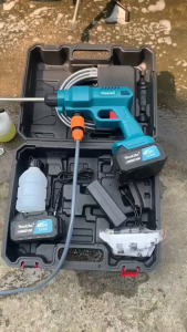 เครื่องฉีดน้ำแรงดันสูง ปืนฉีดน้ำ Makita แบต229v พร้อมอุปกรณ์ ตรงปก