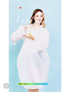 Rain Card Disposable Raincoat