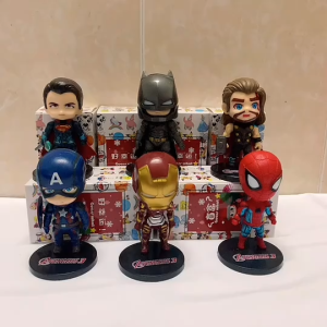 Bộ 6 Siêu Anh Hùng Marvel Avenger Bộ 12 Mô Hình Skibidi Toilet Mini Chất Liệu Nhựa ABS An Toàn Đáng Yêu Cho Bé - Tiệm Nhà Sóc 2023