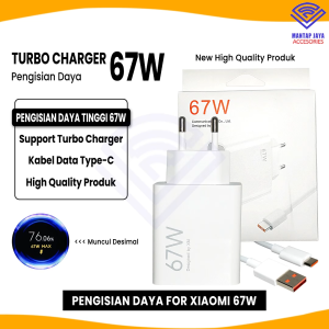 [COD] CHARGER CASAN TYPE C 67W TURBO FAST CHARGING FOR XIAOMI REDMI NOTE 12 PRO 13T POCO F5 X5 PRO