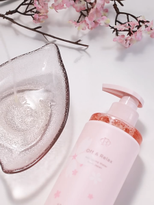 Off & Relax Or Spa Shampoo & Treatment Deep Cleanse Sakura Limited Haircare Set (260ML+260ML) Hot Spring Water From Japan Off&Relax