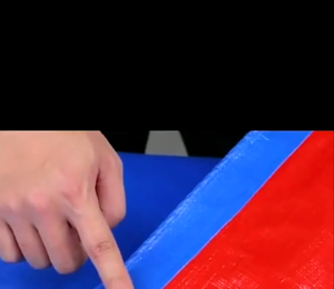 OOKAS ผ้าใบกันฝน ผ้าใบกันแดดฝน ผ้าใบกันน้ำ กันแดด มีหลายขนาด2×2 2×3 2×4 3×4 3×5 4×5 4×6 5×6 ผ้าใบกันฝน ผ้าใบกันแดด(มีตาไก่ ติดตั้งง่าย)