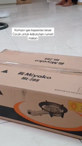 Miyako Kompor Gas Komersil 1 Tungku Teknologi Sun Burner - ML288 - FREE ONGKIR Jabodetabek
