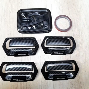 Paket Variasi Outer Pintu Handle Tank Cover Mobil Xenia Lama 2004 - 2011 TRD Sportivo Carbon