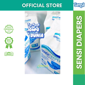 Sensi Adult Diapers Tape Popok Dewasa S/M/L/XL | Nyaman Daya Serap Tinggi Anti Bocor 8–12pcs