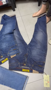 CELANA JEANS PANJANG REGULER TERBARU BAHAN DENIM DISTRO TIDAK LUNTUR MC WISCER