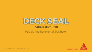 Sikalastic ® - 590 Deck Seal Chính Hãng (4kg - 20kg). Lớp sơn chống thấm sân thượng