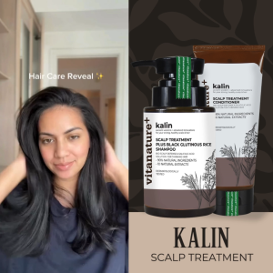VITANATURE+ Black Glutinous Rice Scalp Treatment Duo [Shampoo Conditioner Salicylic Acid Anti-Dandruff]