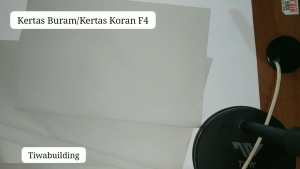 Kertas Buram / Kertas Koran F4 1 Rim Isi 500 Lembar