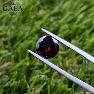 Garnet (Round) | 石榴石 | Almandine Garnet/Red Garnet | January Birthstone | Natural Gemstones | Batu Permata Asli