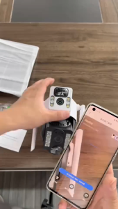 YEYING V380 PRO Solar Cctv Camera connect cellphone VCS03 Outdoor waterproof 5MP Dual Lens Wireless Two Way Audio cctv wifi connect 360 Home IP Security Cameras Using the