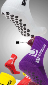 ถุงเท้าฟุตบอล ถุงเท้ากันลื่น ถุงเท้ากีฬา Football socks หนานุ่ม ใส่สบาย ระบายอากาศดี แพ็ค1คู่ ถุงเท้ากันลื่นฟุตบอล TAPEDESIGN Classic Grip Socks ถุงเท้ากันลื่นฟุตบอล ของแท้