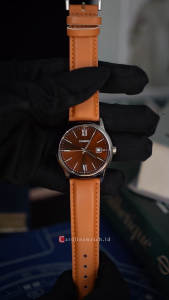 Jam Tangan Pria Casio MTP-V002L-5B3 Brown Dial Tan Leather Band