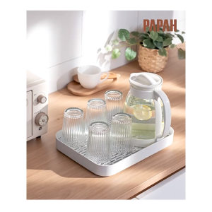 Khay decor khay nhựa đựng đồ ăn trà bánh hình chữ nhật -Lumbley