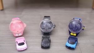 Remote Control Racing Car Kids Mini Racing Remote Control Watch Toy USB Charging Kids Birthday Gift