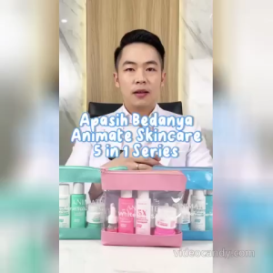 Paket Animate Whitening Series 5in1 | Paket Animate Pink Untuk Mencerahkan