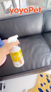 yoyopet : Furry Fresh สเปรย์ปรับอากาศ สเปรย์น้ำหอม สเปรย์ดับกลิ่นฉี่แมว สเปรย์ดับกลิ่นสัตว์เลี้ยง ที่ดับกลิ่นหมา 500ml