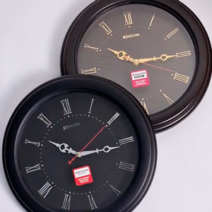 Jam Dinding Edison ES 383 KY TX Romawi Diameter 380mm 38cm