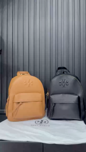 Balo Da Hạt T0ry Đứng Form Fulltag Mac Túi Vải Hãng Size 26cm (Auth Tuồn)