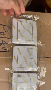 Mặt công tắc điện vuông 86x86mm công tắc đơn công tắc đôi công tắc ba 1 chiều 10A 220V