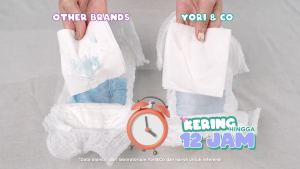 [TWINPACK] yoriandco Pants Diapers As Soft As Feather L 24 x2 Popok Premium Bayi Celana