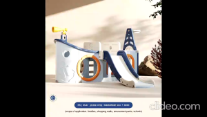 Bộ cầu trượt nhựa cho bé mô phỏng hình du thuyền Babyviva