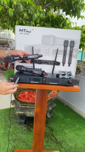 Micro Không Dây Đầu Thu Lớn MTMax H3 Pro Cao Cấp Chuyên Dùng Karaoke Gia Đình Phòng Trà Quán Bar Chống Hú Tốt Cho Âm Thanh Chuẩn Trong Ấm Áp Micro Cầm Tay Kết Nối Bluetooth - Lazada