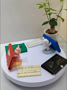 28Pcs Domino Batu Game Batu Gaple Kartu Domino 2*4cm