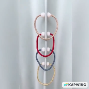 Tali Pengikat Gorden (2 PCS) / Tali Gorden Magnet Tirai / Tali Pengikat Tirai Magnetic / Magnetic Curtain Gorden SH A02