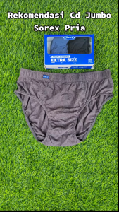 Celana Dalam Pria Size Jumbo 2XL - 4XL | Sorex Man M3009 Katun Premium Isi 3 Pcs