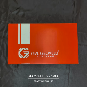 Gvl Geovelli Sepatu Pantopel Kantor Pria Big SIze Lanzio 1960 Hitam Natural Formal 39-45